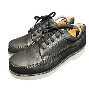 Samuel Hubbard 'Get-Up' Moc Toe Derby Shoes Black Vibram Sole Mens Size 10 Wide